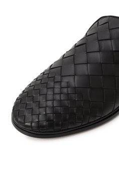 Мужские кожаные слиперы sunday BOTTEGA VENETA черного цвета, арт. 819500/V55V0 | Фото 7 (Материал внутренний: Натуральная кожа; Нос: Не проставлено; Материал внешний: Натуральная кожа; Материал сплава: Проставлено; Стили: Кэжуэл)