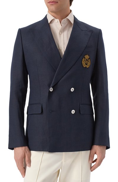 Льняной пиджак DOLCE & GABBANA, арт. G2TJ2Z/FU4K6, фото 5