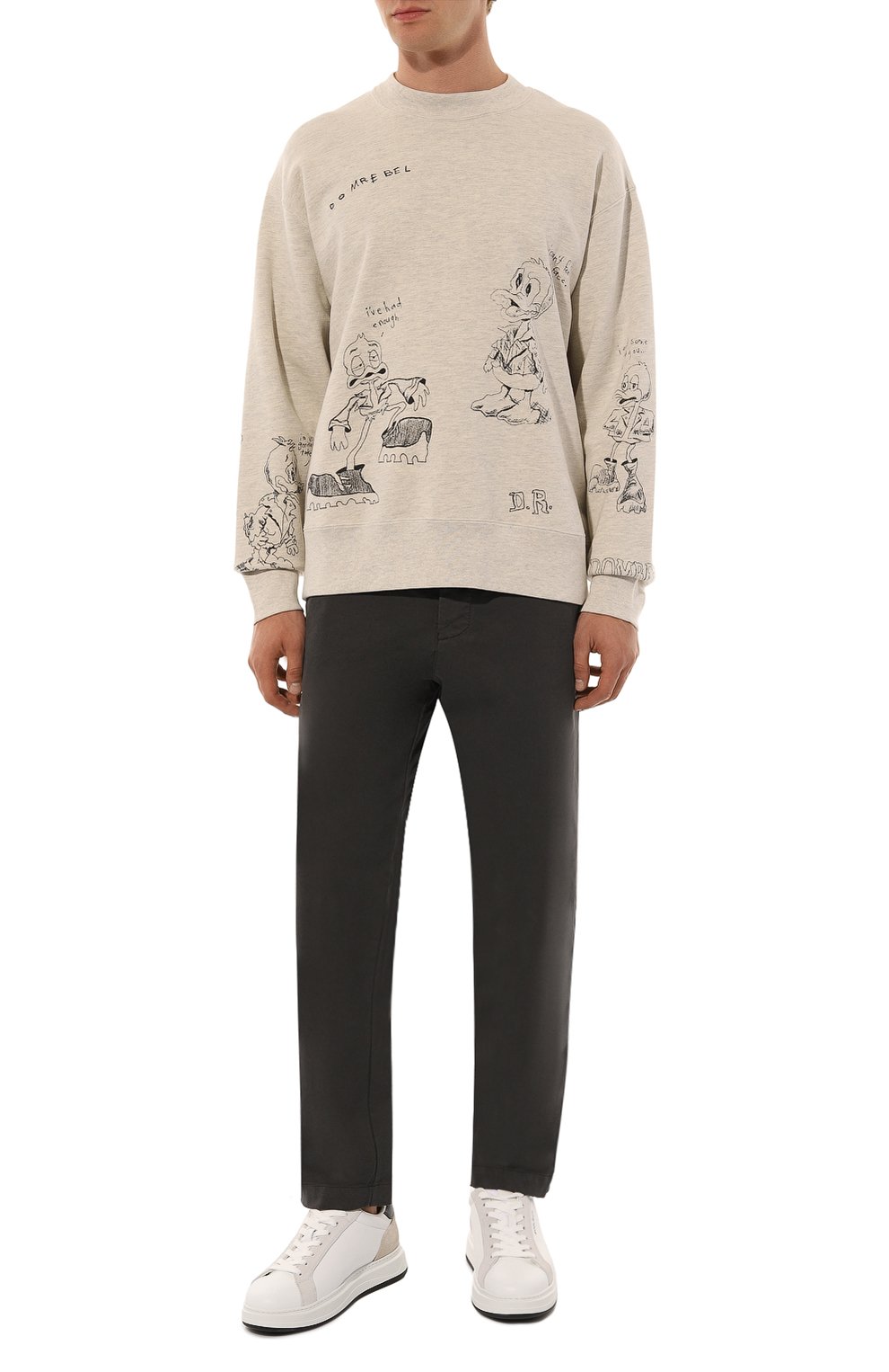 Хлопковые брюки TRANSIT, арт. CFUTRYG161, фото 2