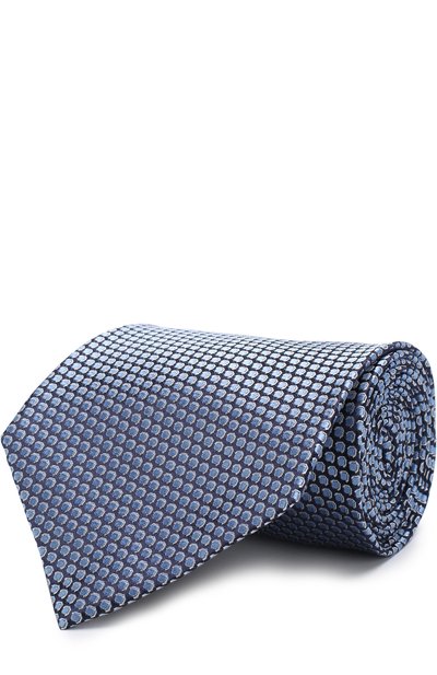 Мужской шелковый галстук с узором ZEGNA, арт. Z3E20/1XW