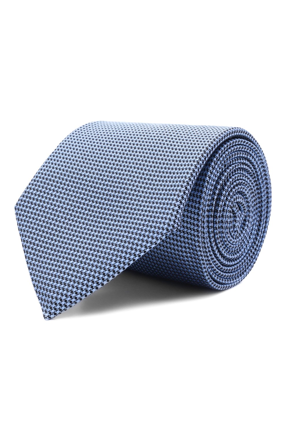 Шелковый галстук ZEGNA голубого цвета по цене 19950 руб., арт. Z3D00T/1UM, фото 1 Шелковый галстук ZEGNA, арт. Z3D00T/1UM, фото 1