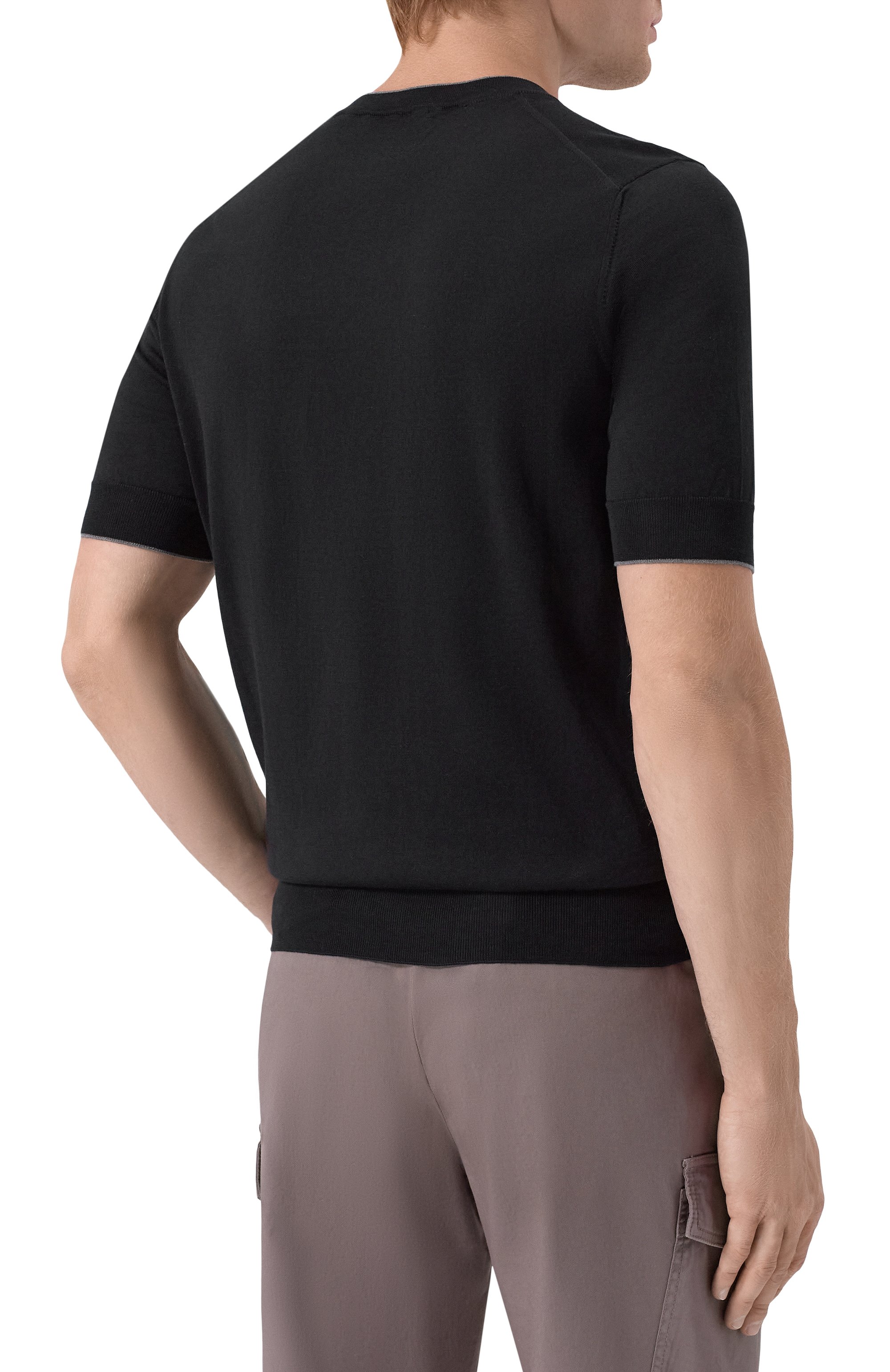 Хлопковый джемпер BRUNELLO CUCINELLI, арт. M29805200, фото 4