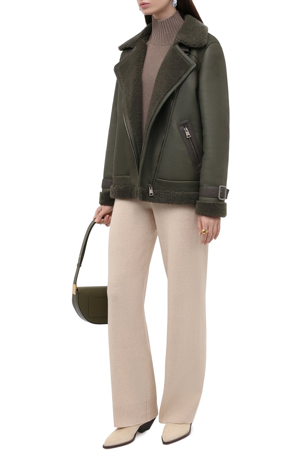 Брюки из шерсти и кашемира ERMANNO SCERVINO, арт. D394P501KIR, фото 2