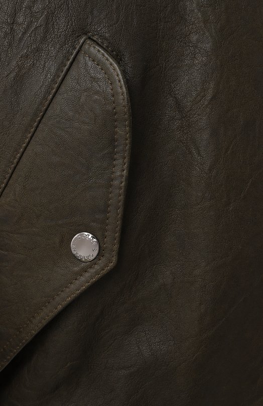 Кожаный бомбер Dolce & Gabbana G9BEDL/HULUC Хаки  G9BEDL/HULUC Фото 6