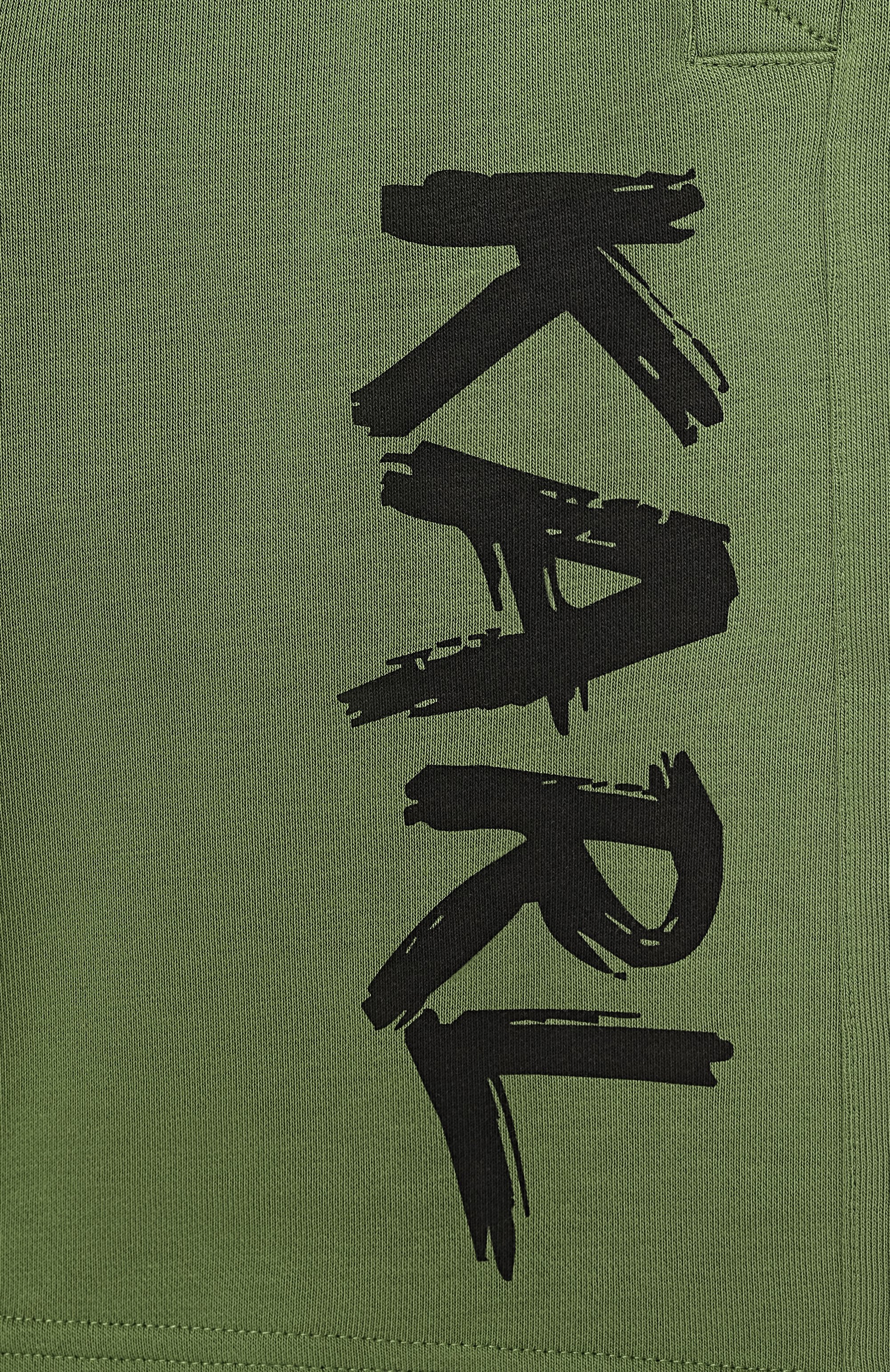 Хлопковые шорты KARL LAGERFELD KIDS хаки цвета по цене 15400 руб., арт. Z31082, фото 3 Хлопковые шорты KARL LAGERFELD KIDS, арт. Z31082, фото 3