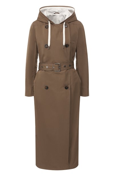 Женский тренч с капюшоном BRUNELLO CUCINELLI, арт. MR5279378P