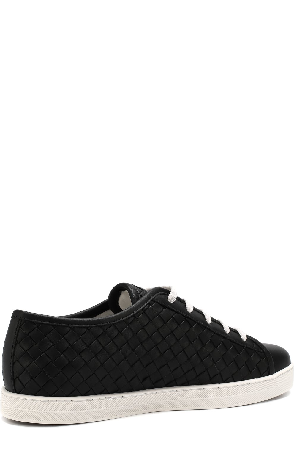 Кожаные кеды с плетением intrecciato BOTTEGA VENETA, арт. 522401/VT041, фото 4