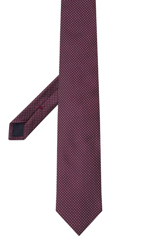 Шелковый галстук Corneliani 26U302-2620303 Бордовый  26U302-2620303 Фото 3