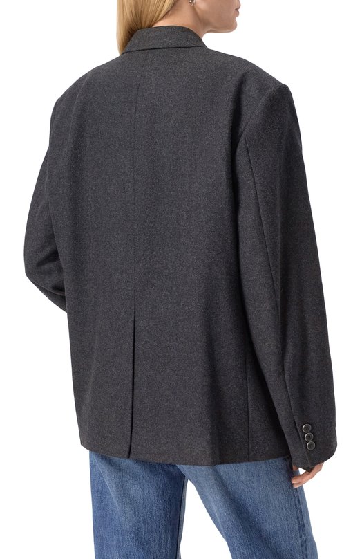 Шерстяной жакет Helmut Lang 010HW197 Серый  010HW197 Фото 9