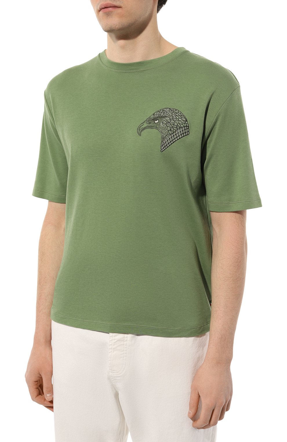 Хлопковая футболка STEFANO RICCI, арт. MNH4103060/LUXT, фото 3