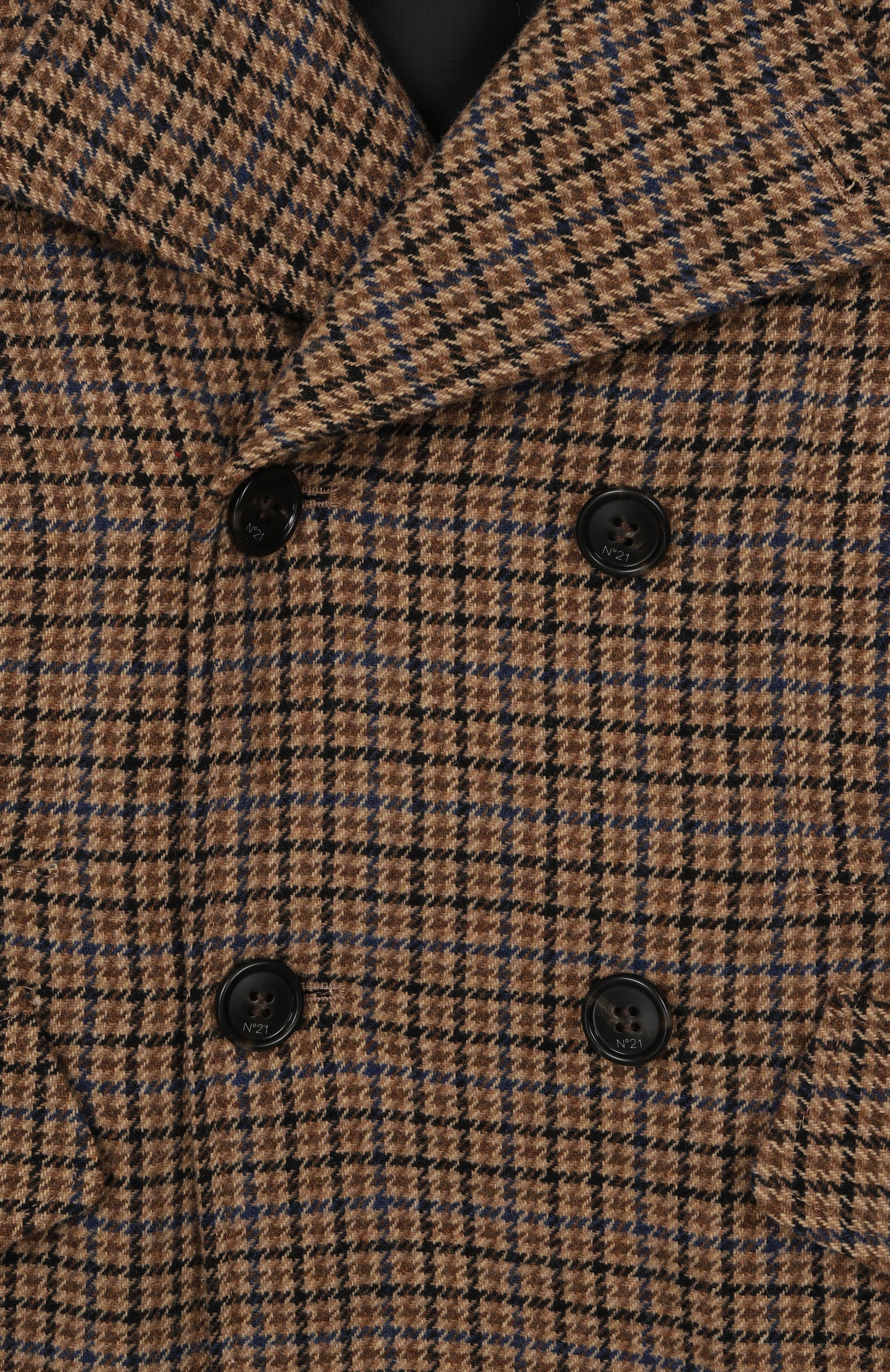 Полупальто N21 коричневого цвета по цене 46600 руб., арт. N2107D/N0441, фото 3 Полупальто N21, арт. N2107D/N0441, фото 3