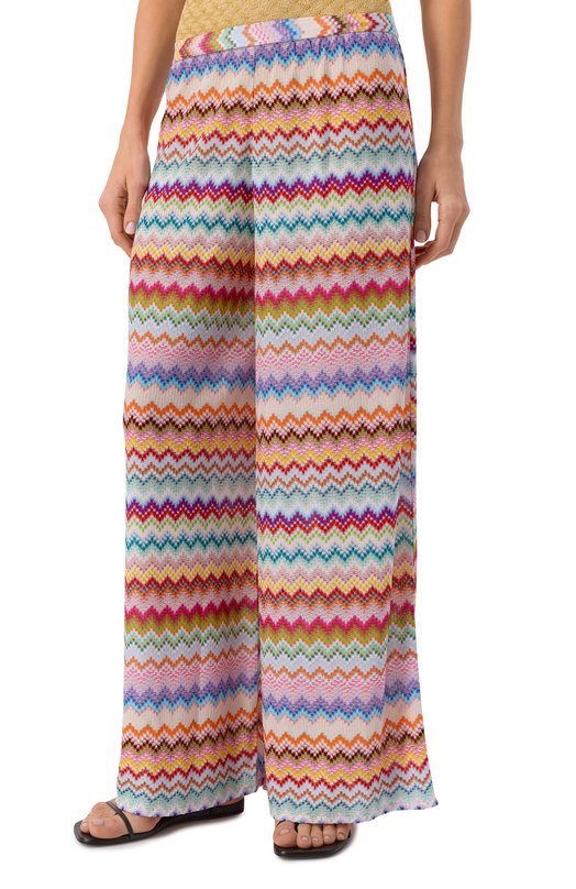Брюки из вискозы Missoni MC23SI02/BR014F Разноцветный  MC23SI02/BR014F Фото 3