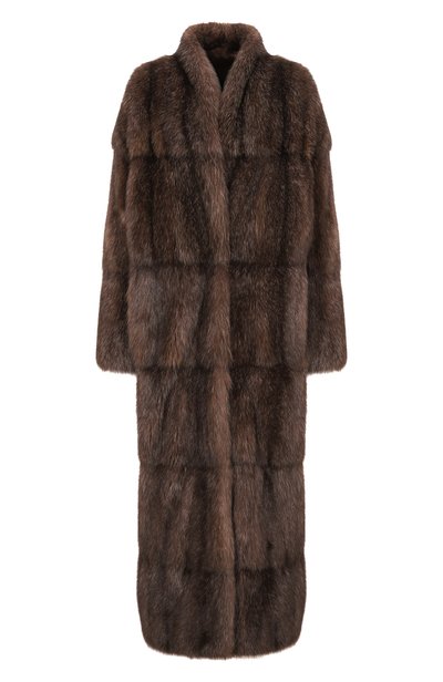 Женская шуба из соболя MVST, арт. M002A/SABLE WILD SILVER 4-5