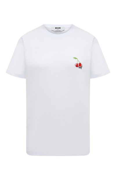 Женская хлопковая футболка MSGM, арт. 3242MDM197 227298