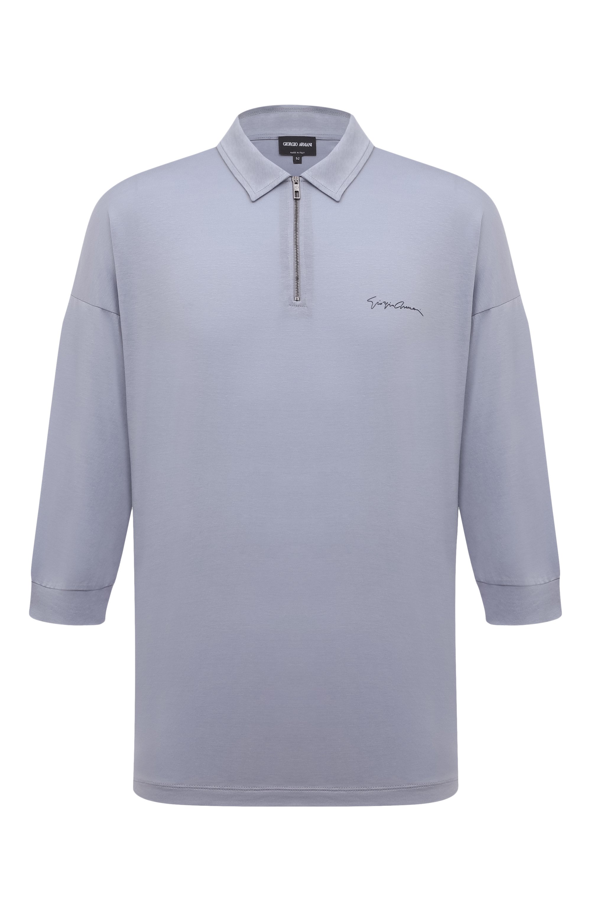 Поло из лиоцелла и хлопка GIORGIO ARMANI, арт. 3DSF53/SJCBZ, фото 1