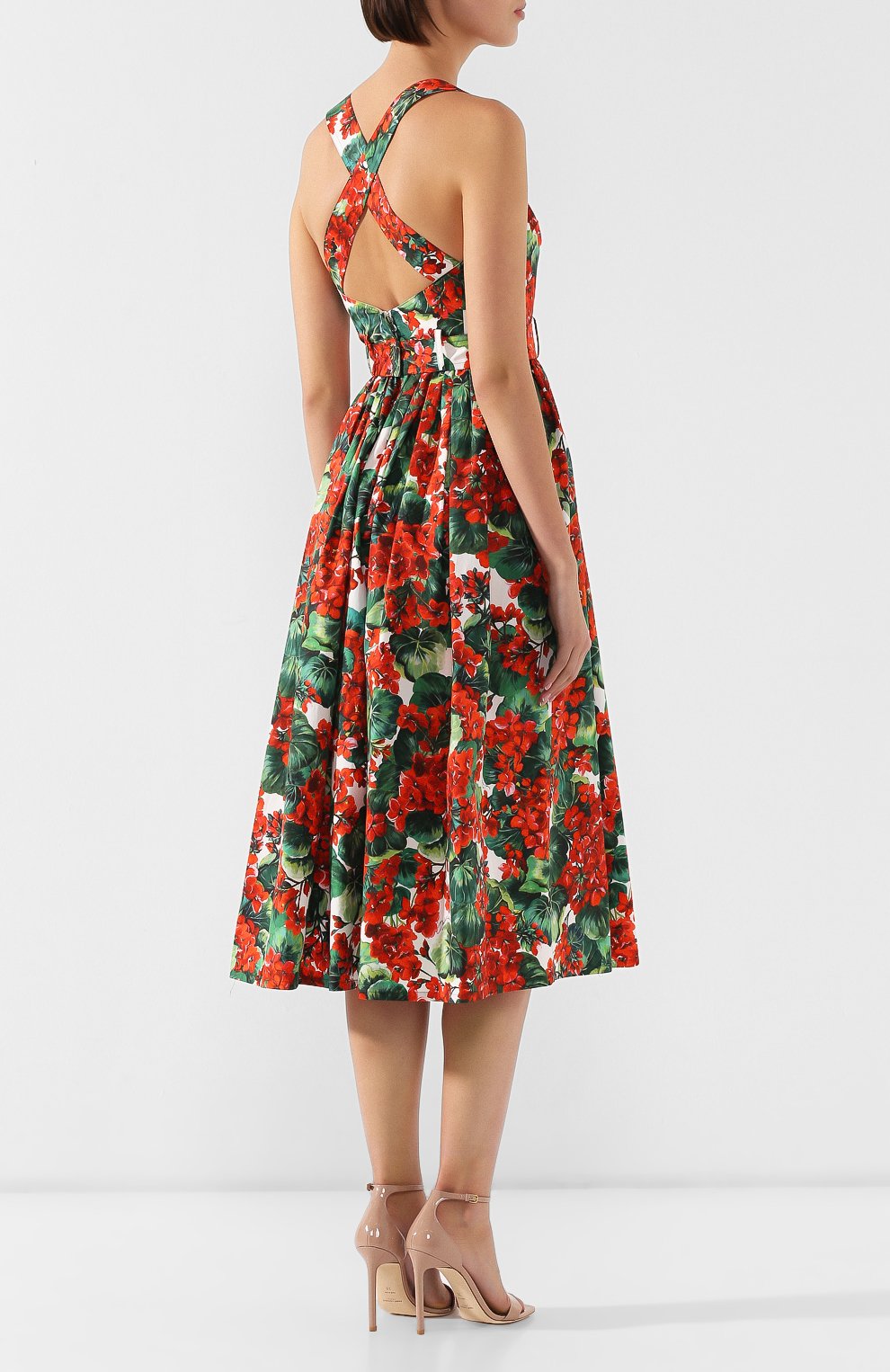 Хлопковое платье DOLCE & GABBANA, арт. F6C8JZ/HS5CL, фото 4