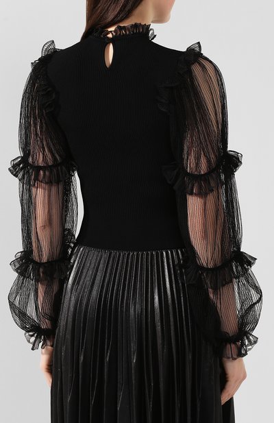 Пуловер из вискозы ALEXANDER MCQUEEN, арт. 610763/Q1AM5, фото 4