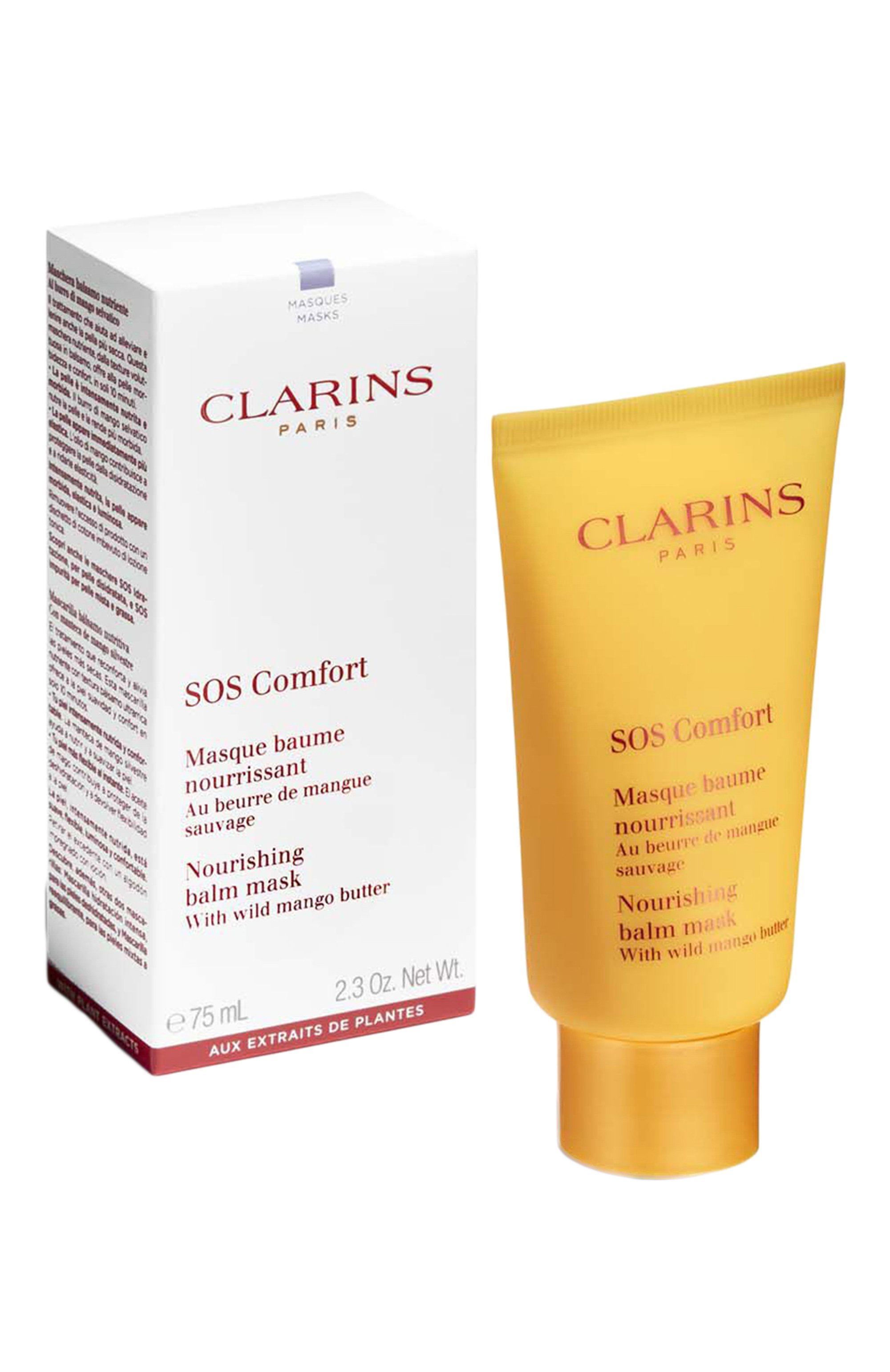 Питательная маска с маслом манго sos comfort (75ml) CLARINS бесцветного цвета по цене 4650 руб., арт. 80095461, фото 8 Питательная маска с маслом манго sos comfort (75ml) CLARINS, арт. 80095461, фото 8