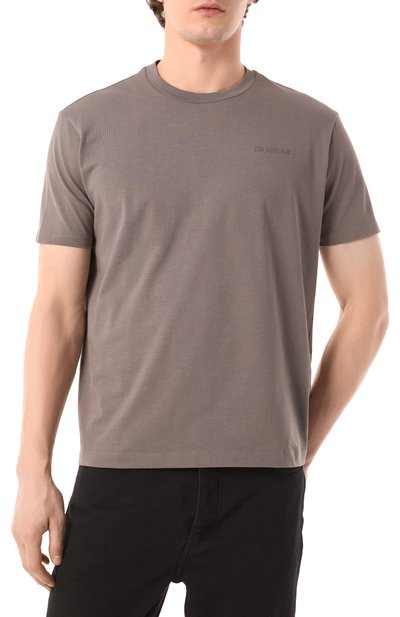 Хлопковая футболка PAUL&SHARK серого цвета по цене 18150 руб., арт. 25411047/3XL, фото 3 Хлопковая футболка PAUL&SHARK, арт. 25411047/3XL, фото 3