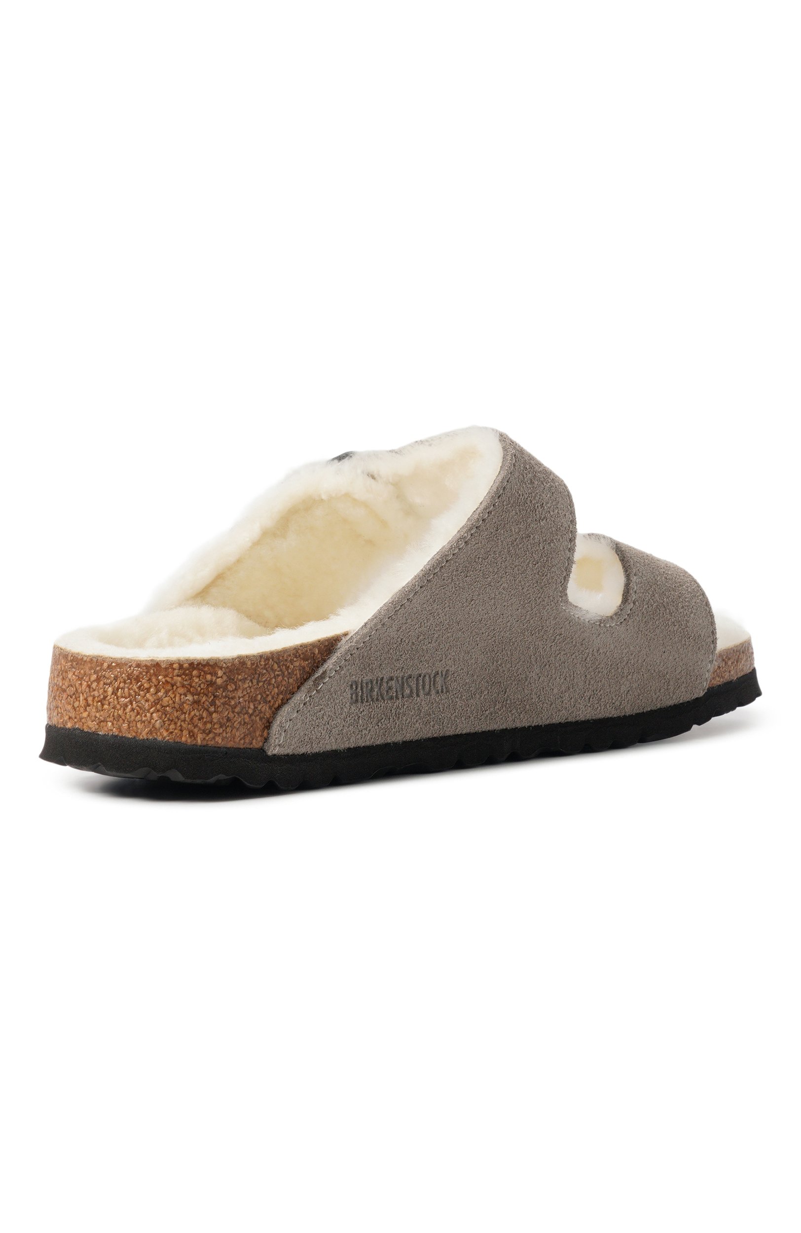Замшевые шлепанцы arizona shearling BIRKENSTOCK, арт. 1017403, фото 5