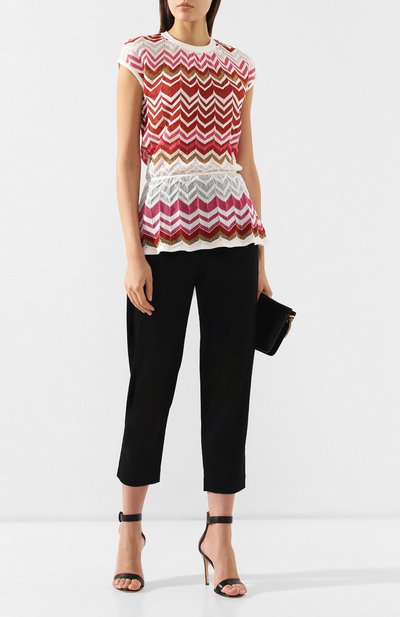 Топ из смеси хлопка и вискозы M MISSONI разноцветного цвета по цене 41150 руб., арт. 2DN00011/2K0008, фото 2 Топ из смеси хлопка и вискозы M MISSONI, арт. 2DN00011/2K0008, фото 2