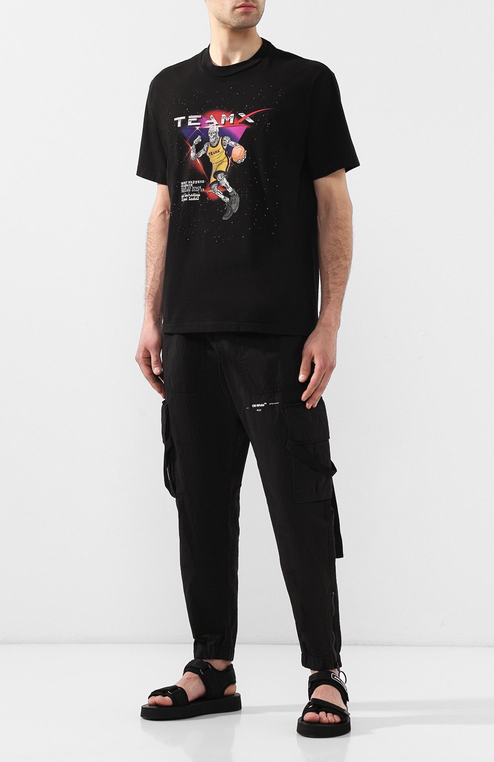 Текстильные сандалии AMI, арт. E19S410.960, фото 2