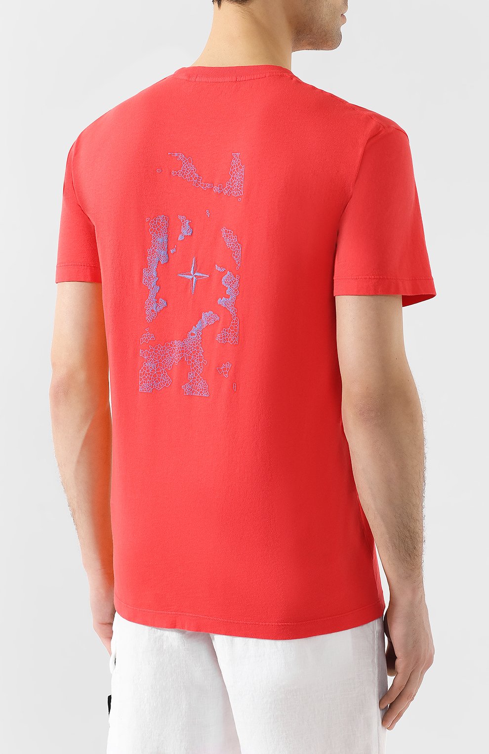 Хлопковая футболка STONE ISLAND, арт. 70152NS83, фото 4