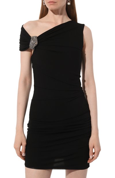 Платье из вискозы ALEXANDER MCQUEEN, арт. 780531/QLAAY, фото 3