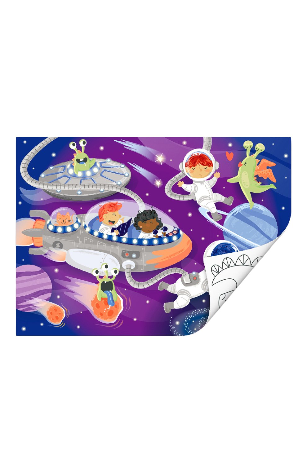 Пазл-раскраска космические друзья HAPE, арт. E1644_HP, фото 5