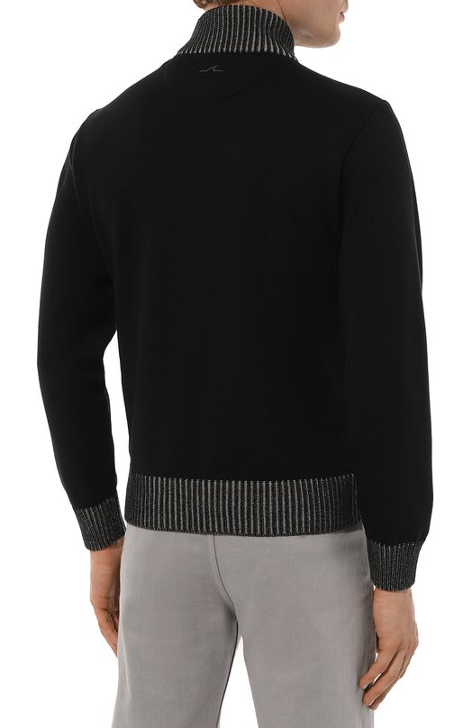 Шерстяной джемпер Paul&Shark 14311117 Чёрный  14311117 Фото 4