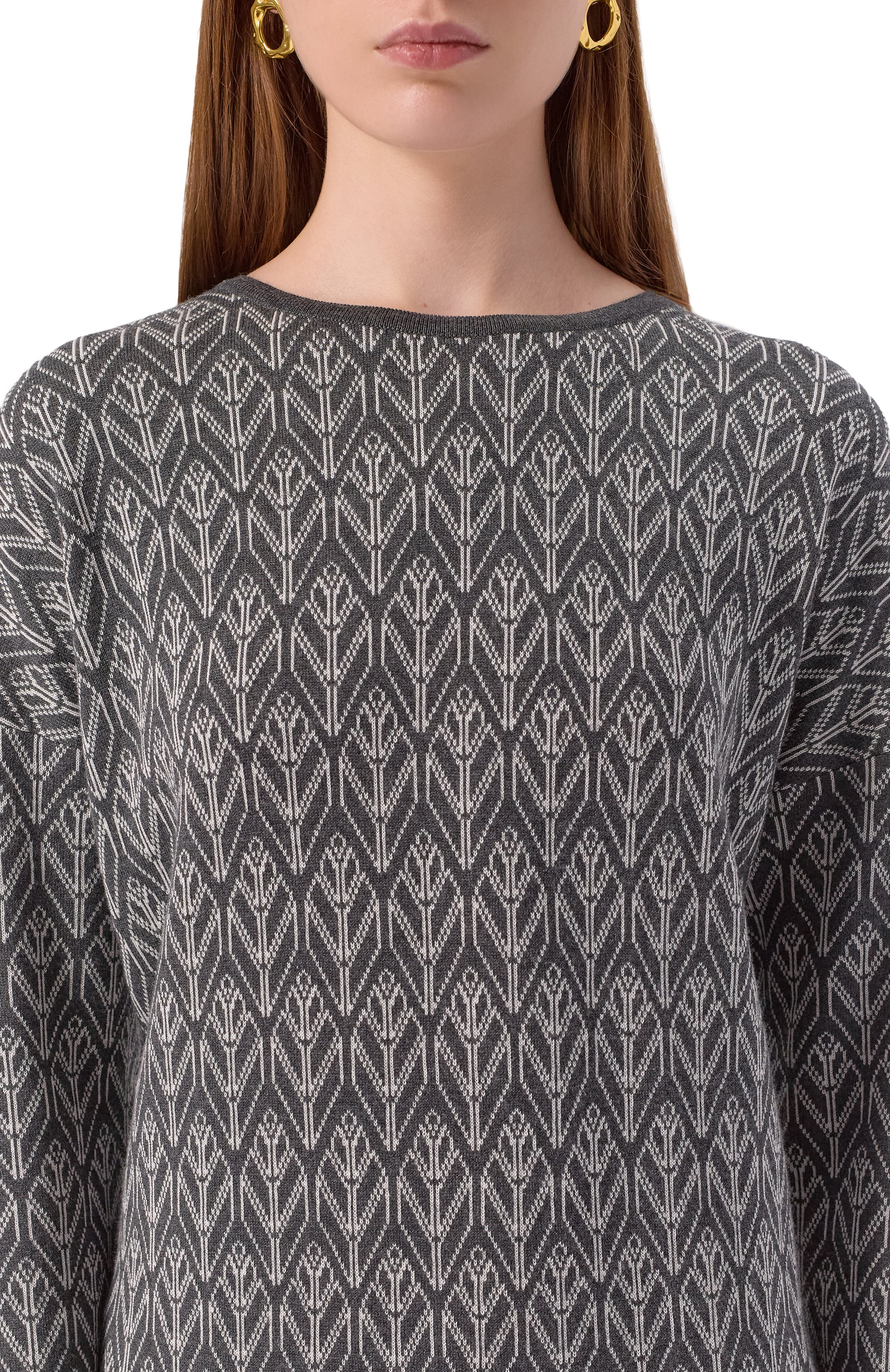 Платье из шелка и кашемира FREEAGE, арт. W26.DR170M.6030.991, фото 5