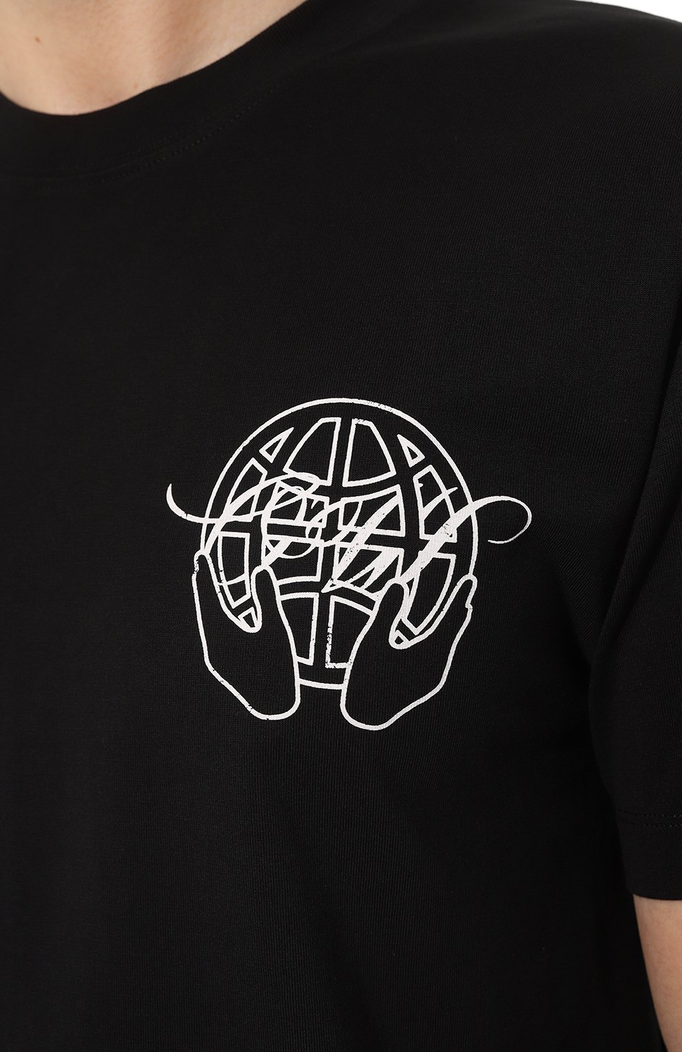 Хлопковая футболка OFF-WHITE, арт. OMAA027S23JER0071001, фото 5