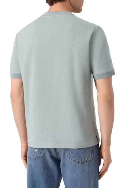 Хлопковая футболка CANALI, арт. T0930/MJ02435, фото 4