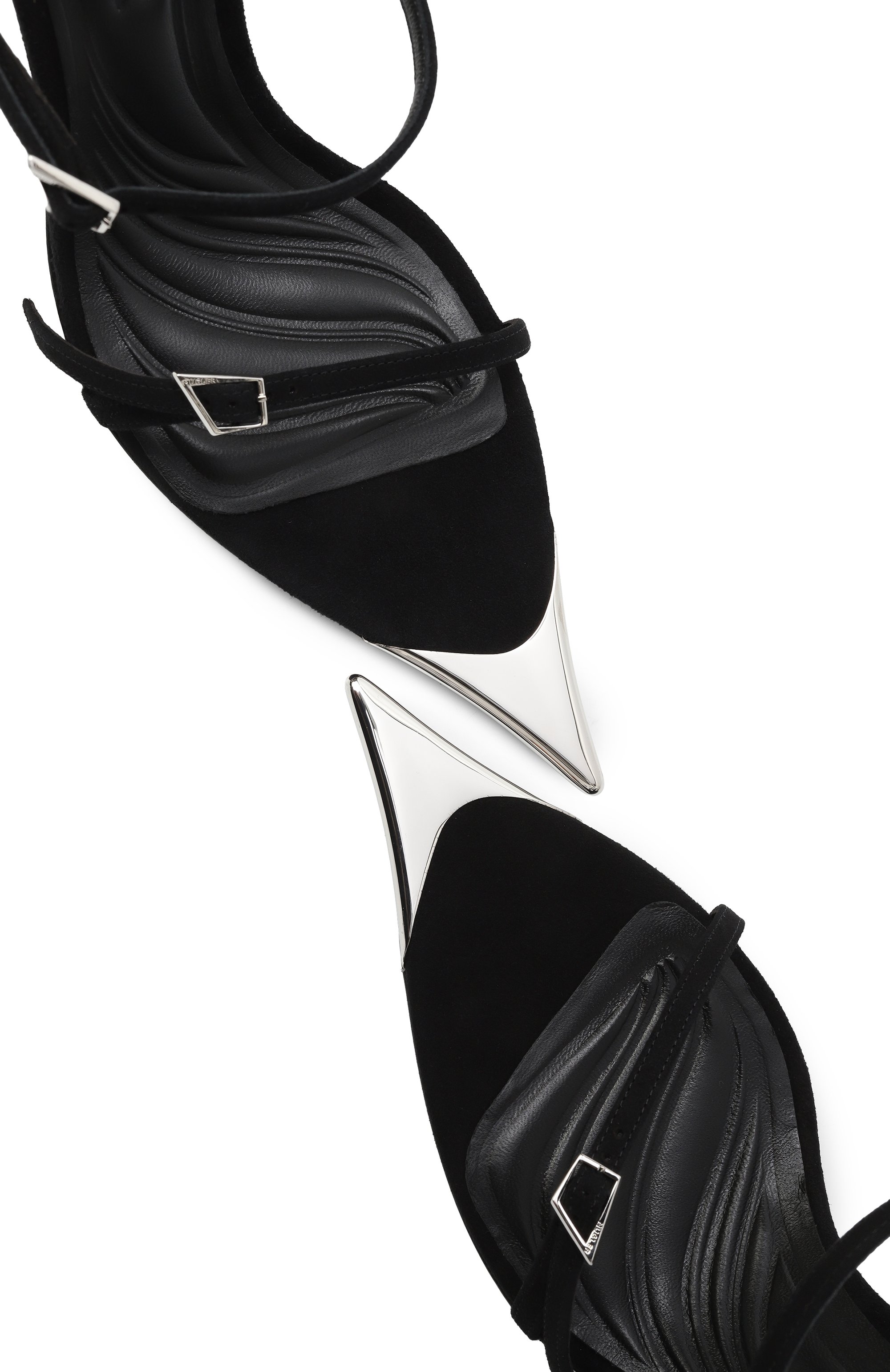 Замшевые мюли MUGLER, арт. MUSS24SC014_TL001, фото 7