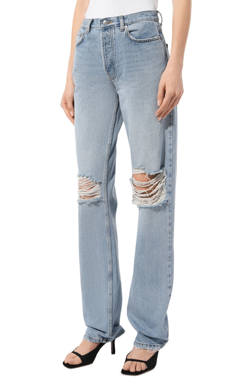 Джинсы MAINLESS голубого цвета по цене 31900 руб., арт. J23-02-11-BL, фото 3 Джинсы MAINLESS, арт. J23-02-11-BL, фото 3