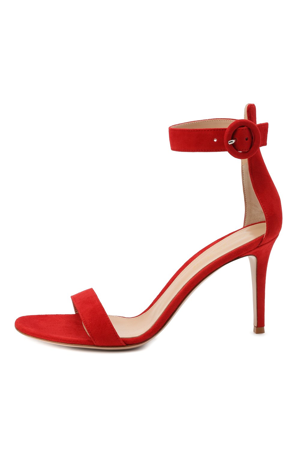 Замшевые босоножки portofino 85 GIANVITO ROSSI, арт. G60953.85RIC.CAMTABS, фото 3
