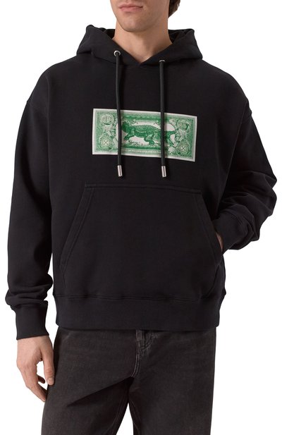 Хлопковое худи OFF-WHITE, арт. 0MBB085S25FLE00H, фото 3