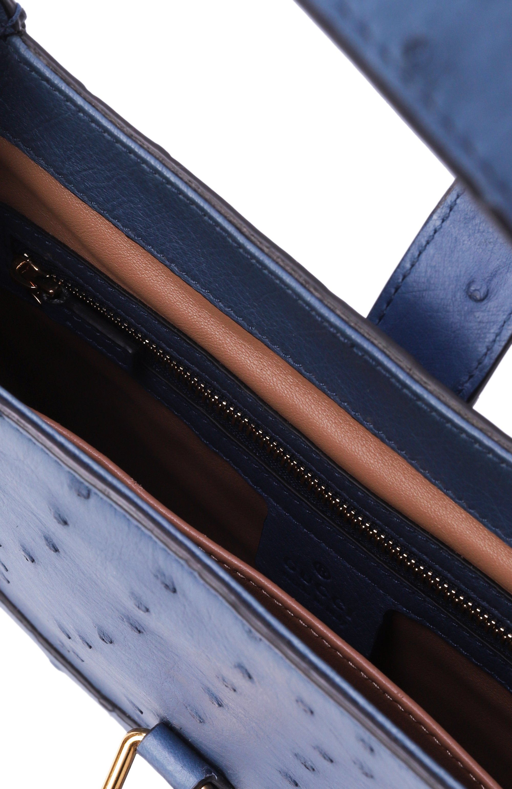 Сумка jackie 1961 small из кожи страуса GUCCI, арт. 636709 EY00G, фото 5