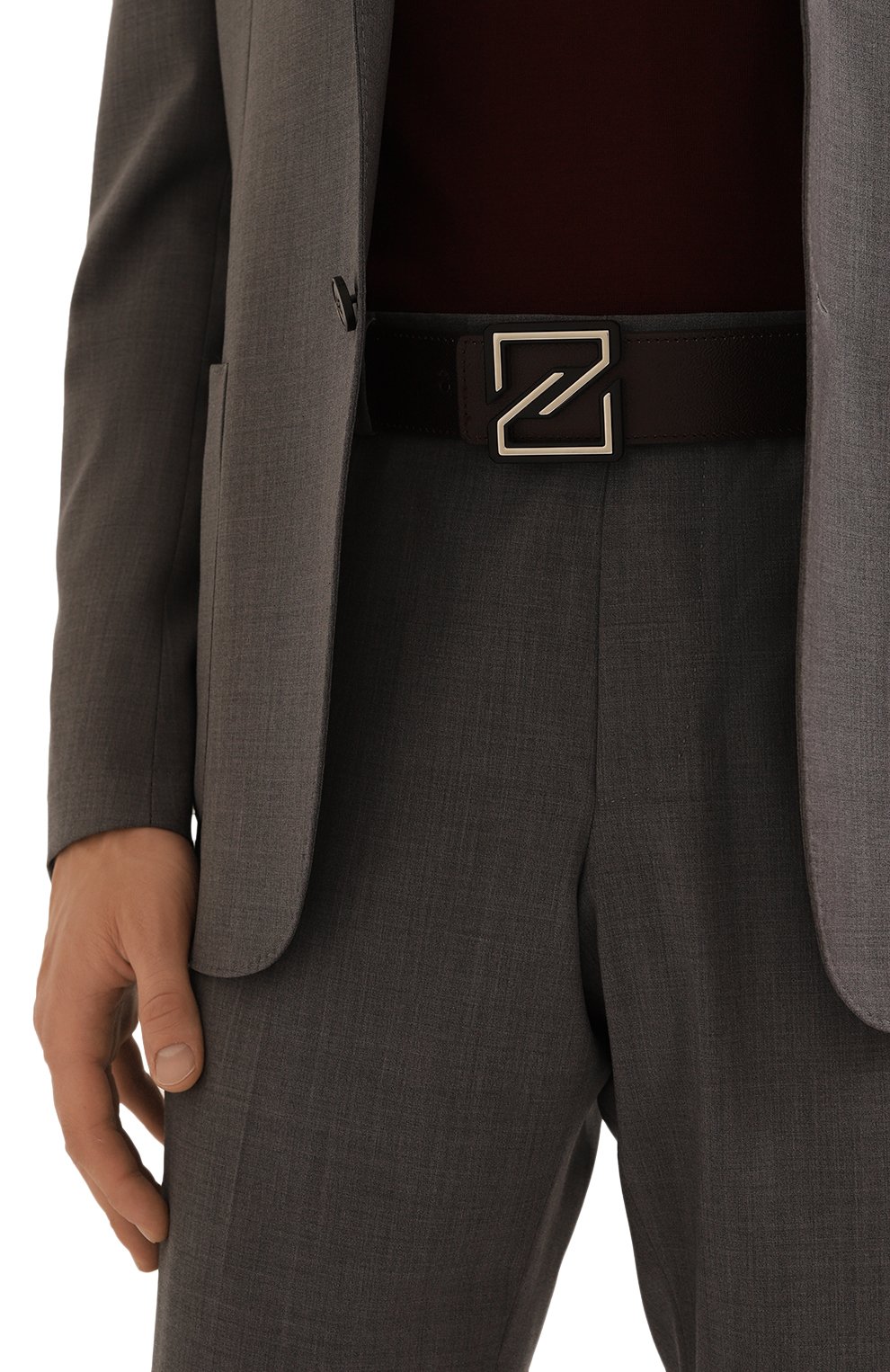 Кожаный ремень ZILLI, арт. MJL-CLASE-01803/0084, фото 2