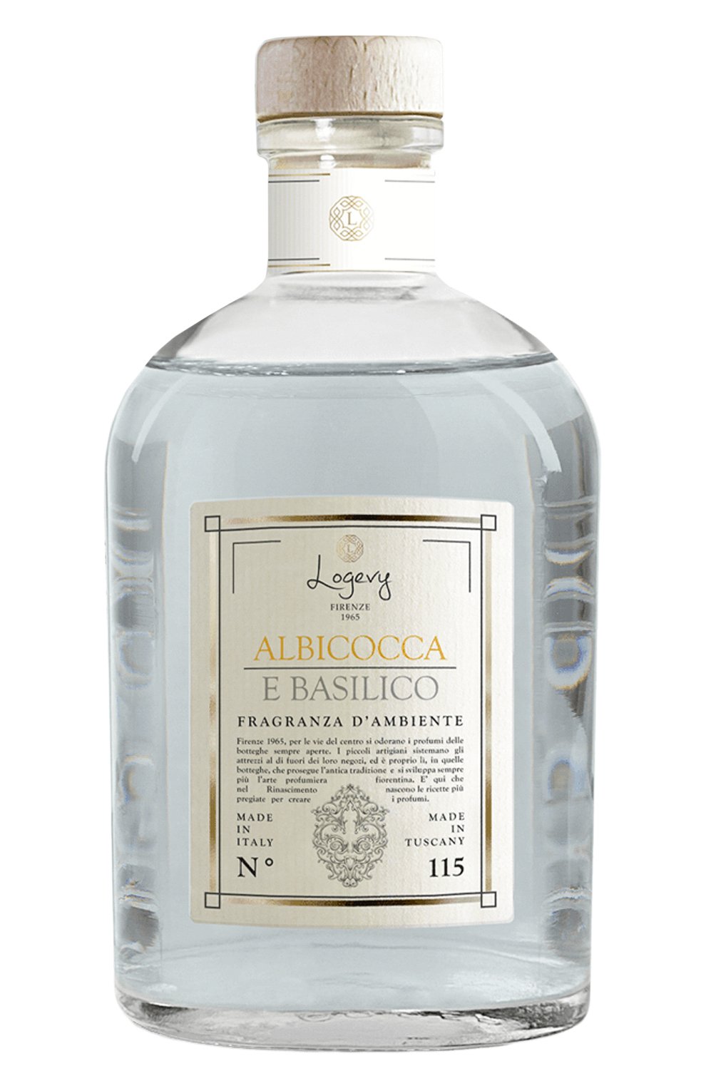 Диффузор albicocca e basilico / "абрикос & базилик" (ваза 3000ml + рефил 6x500ml) LOGEVY FIRENZE 1965 бесцветного цвета по цене 63500 руб., арт. 8050519371148, фото 1 Диффузор albicocca e basilico / "абрикос & базилик" (ваза 3000ml + рефил 6x500ml) LOGEVY FIRENZE 1965, арт. 8050519371148, фото 1
