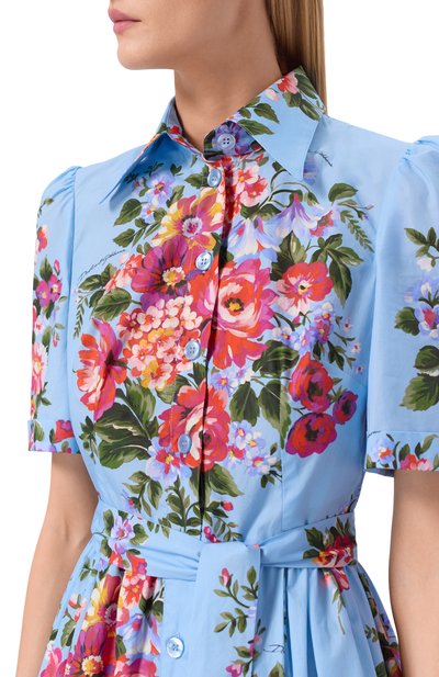 Хлопковое платье DOLCE & GABBANA, арт. F6JFNT/HS5UU, фото 4