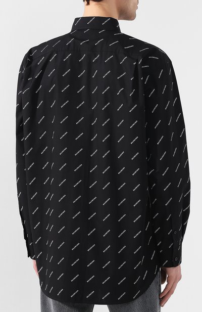 Хлопковая рубашка BALENCIAGA, арт. 534333/TBL96, фото 4