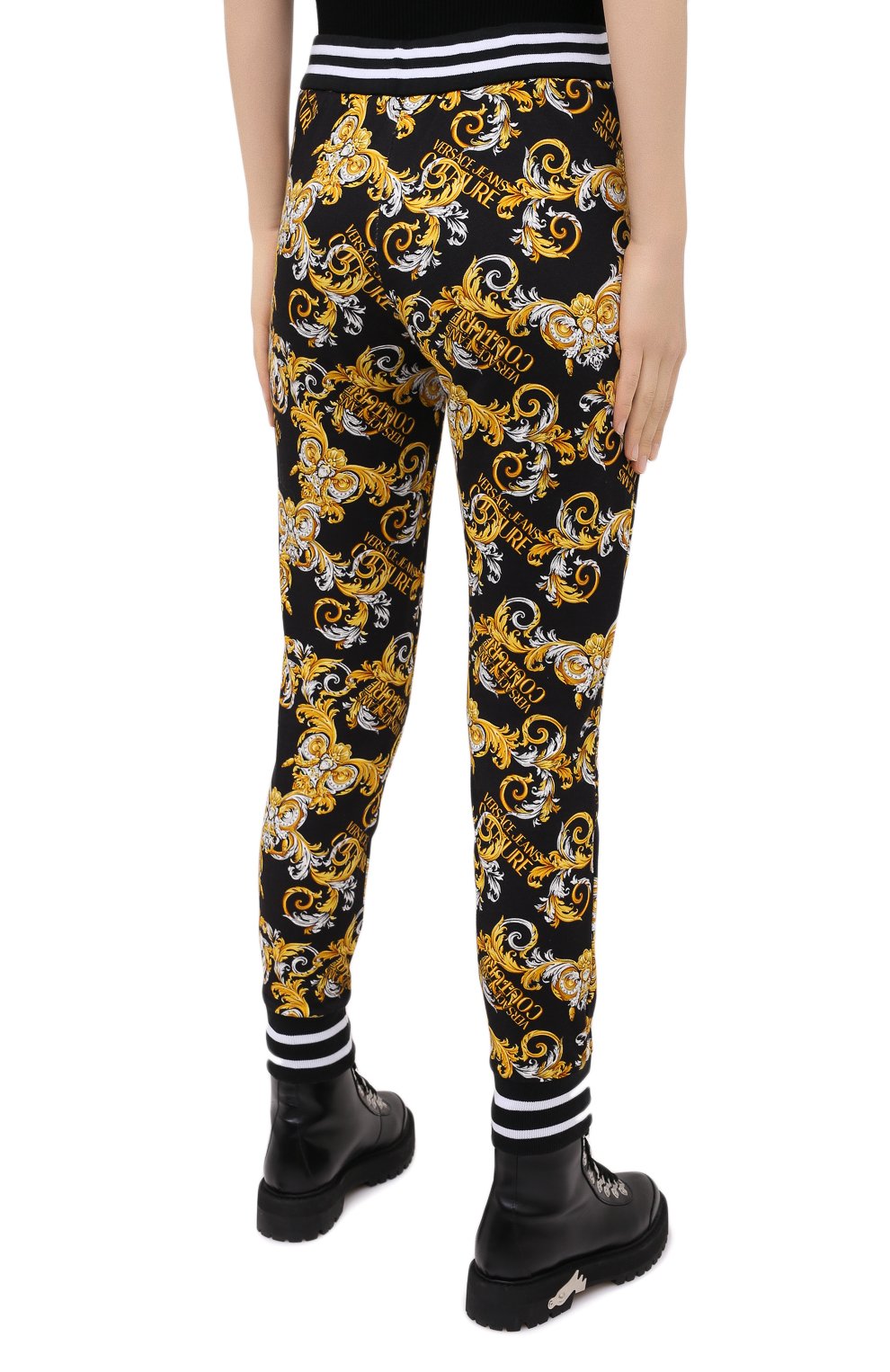Хлопковые джоггеры VERSACE JEANS COUTURE, арт. A1HZA150-ZDP310 PRINT/S0830, фото 4