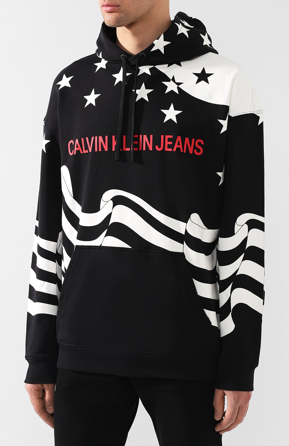 Хлопковое худи CALVIN KLEIN JEANS, арт. J30J312132, фото 3