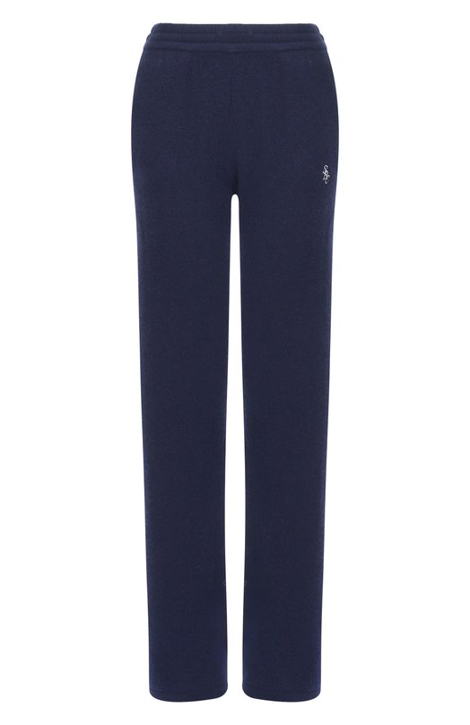 Брюки из кашемира и шерсти Sporty and Rich PA02764302BL106 Синий PA02764302BL106