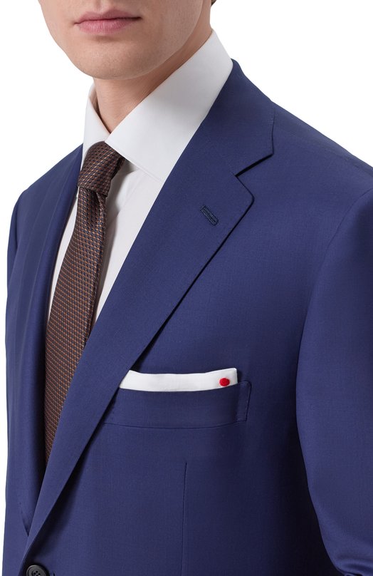 Шерстяной костюм Kiton UA81K08181 Синий  UA81K08181 Фото 6