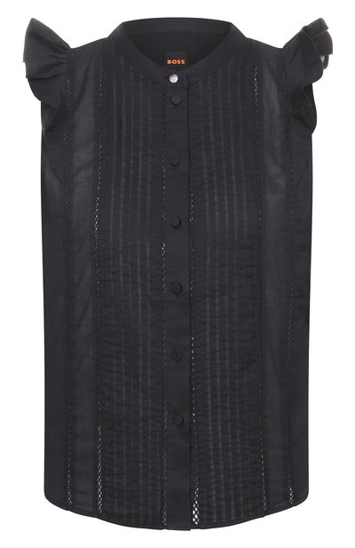 Женский хлопковый топ BOSS ORANGE, арт. 50540421