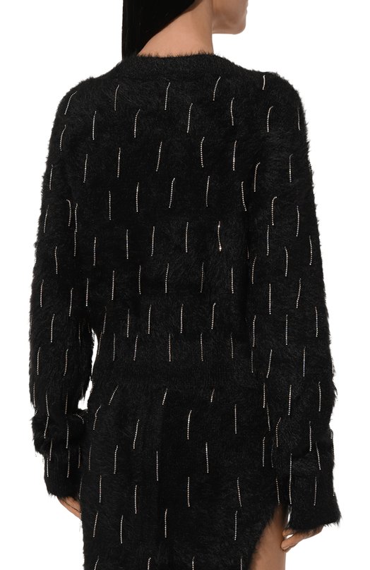 Кардиган David Koma PF24DKKN02T Чёрный  PF24DKKN02T Фото 4