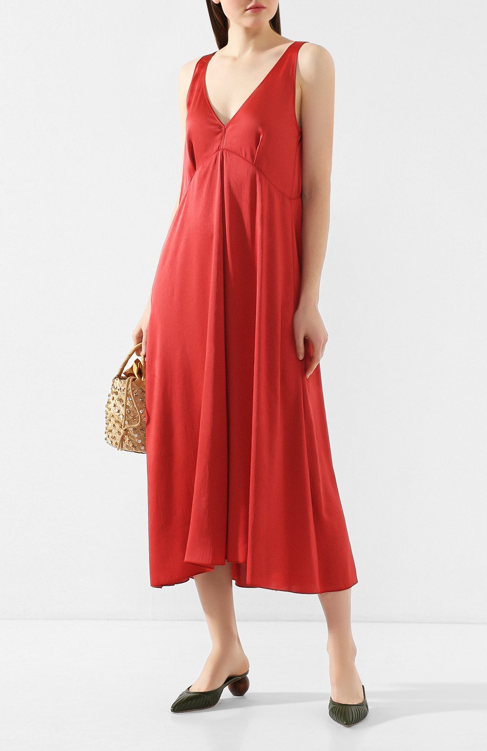 Кожаные мюли alia CULT GAIA зеленого цвета по цене 28350 руб., арт. C-01LT, фото 2 Кожаные мюли alia CULT GAIA, арт. C-01LT, фото 2