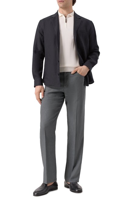 Мужская хлопковое поло CANALI, арт. C0454/MK00145